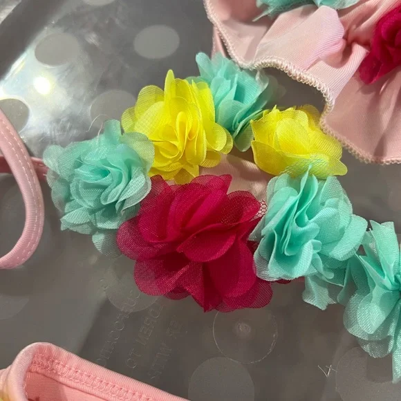 Amazon Floral 3D baby Bikini 3-6 months - Picture 3 of 5